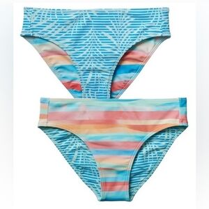 Athleta Girl Reversible Sunset Oasis Bikini Bottom